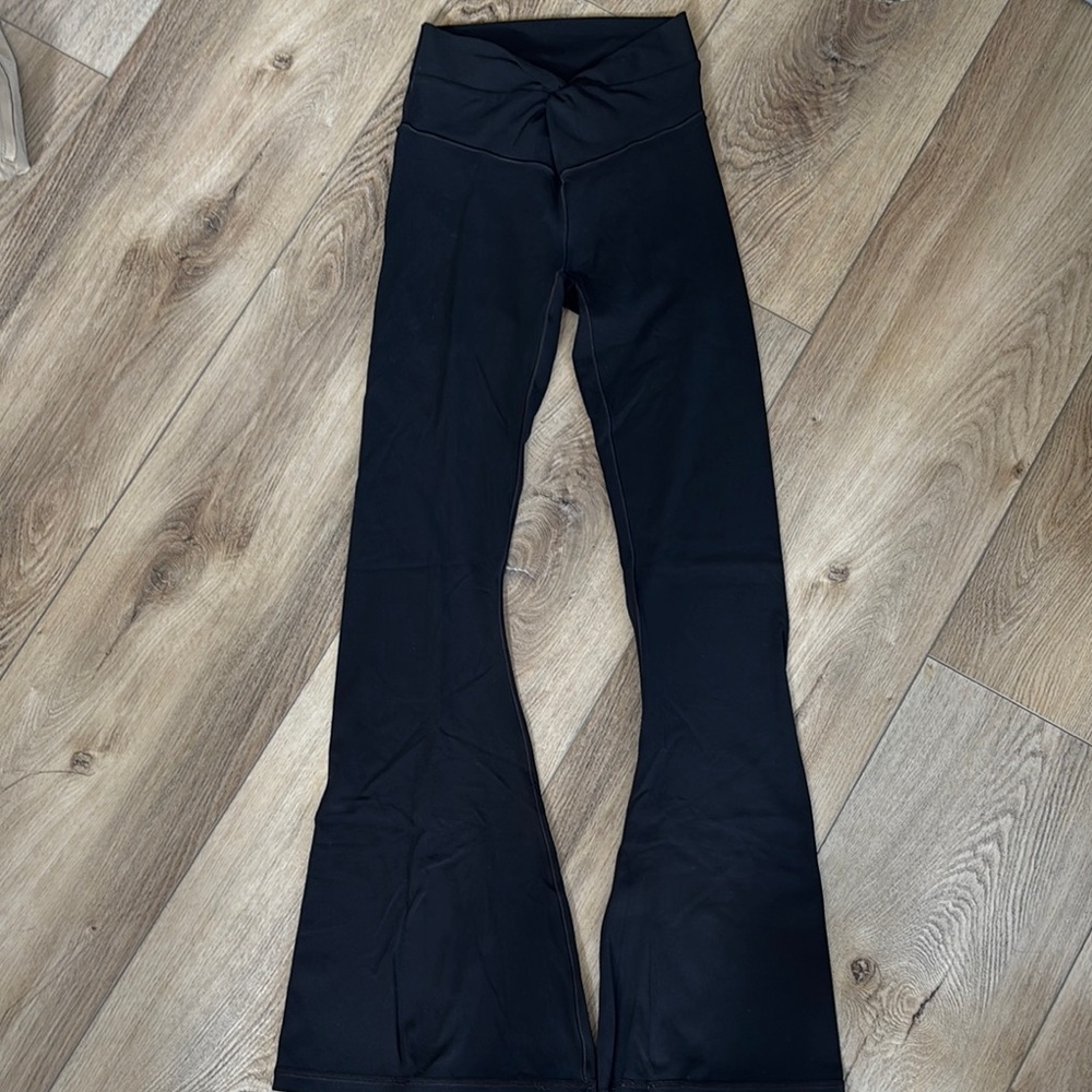 Aerie Black Flare Leggings